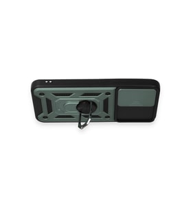 Pilelistore   Samsung Galaxy A54 5G Kılıf Pars Lens Yüzüklü Silikon - Yeşil
