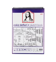 Südor Mona Lisa Telli Eskiz Defteri (Sketch Book) A4 120 gr. 50 yp. 