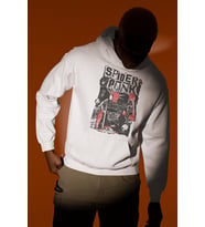 Özel Tasarım Spider-Punk Baskılı Unisex Oversize Hoodie