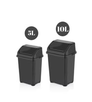 Pratik 2'li Set Çöp Kovası, 5-10 Litre, Şık ve Kullanışlı Tasarım