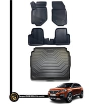 Peugeot 3008 2016+ 3D Havuzlu Oto Paspas Ve Bagaj Havuzu Seti