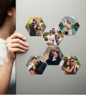 Kişiye Özel Ahşap Fotoğraflı UV Baskılı Magnet