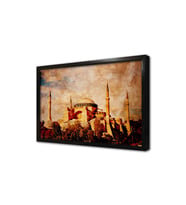 Ayasofya Camii Çerçeveli Cam Tablo
