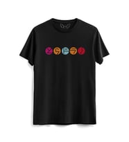 Taradora Resimli Baskılı Siyah Tshirt