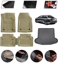Fiat Egea Uyumlu Paspas Araca Özel Bagaj Havuzu MBS Bej