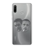 Huawei P30 Lite Uyumlu Fight Club Desenli Şeffaf Telefon Kılıfı