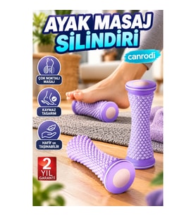 Çok Noktalı Basınç Yüzeyli Ayak Masaj Silindiri – Kaymaz ve Taşınabilir