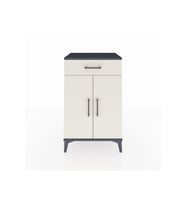 Hyperion Komodin 2 Raflı Tek Çekmeceli 2 Kapaklı 60x44x96 Antrasit-Aytaşı