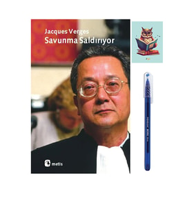 Savunma Saldırıyor - Jacques Verges - Metis - (KALEM VE NOT DEFTERLİ) (Krem)