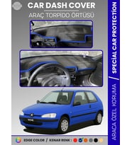 PEUGEOT 106 (1991-2003) Torpido Örtüsü Ön Göğüs Torpido Koruma Birebir Uyum Kaymaz Özel Kesim