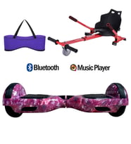 Citymate Elektrikli Kaykay Hoverboard Akıllı Denge 6.5 Inch + HoverKart + Çanta EXTREM PAKET D13