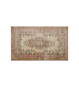 Yün Vintage El Yapımı Halı 173x287 cm 9152