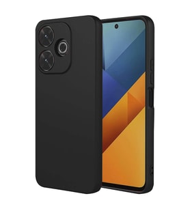Xiaomi Redmi 13 4G Kılıf Nano içi Kadife Silikon - Siyah