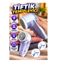 Şarjlı Giysi Tiftik ve Kazak Tüy Toplama Makinesi 5W 3 Bıçaklı Pratik Temizleyici