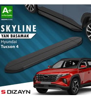 S-Dizayn Hyundai Tucson 4 Skyline Siyah Yan Basamak 173 Cm 2021 Üzeri A+ Kalite