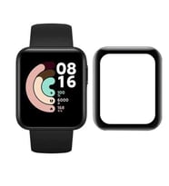 Xiaomi Redmi Watch (Mi Watch Lite) Uyumlu Zore PMMA Pet Saat Ekran Koruyucu (Siyah)