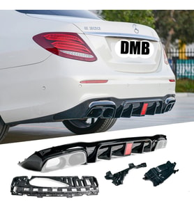 Mercedes E Serisi W213 Amg Arka Tampon 2016-2020 Arası Difüzörlü