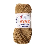 Angel Çanta Aksesuar 100 Gram Polyester Makrome No:1 Sütlü Kahve