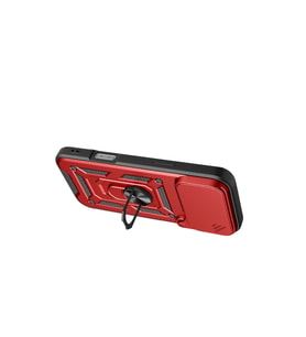 İphone 17 Pro Max Pars Lens Yüzüklü  - Kırmızı