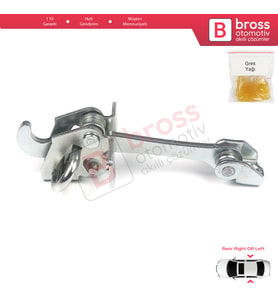 Opel Astra G 1998-2009 Zafira A 1999-2006 160243 İçin Arka Sağ veya Sol Kapı Gergi Yayı