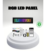 RGB LED Panel – Mobil Uyumlu Yazı ve GIF Destekli USB Bağlantılı Dekoratif Ekran