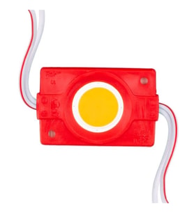 12 Volt 2.4 Watt Kırmızı COB LED Modül - 40X22 Mm