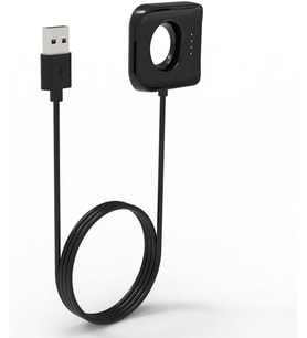 Oppo Watch 46mm ile uyumlu USB Akıllı Saat Şarj Kablosu Akıllı Saat Manyetik Özelliği bulunan Oppo Watch 46mm ile uyumlu Siyah Şarj Cihazı