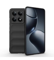 Xiaomi 14T Pro Uyumlu Kılıf Esnek TPU Oyuklu Arka Yüzey Tasarımlı Zore Etnik Silikon Kapak