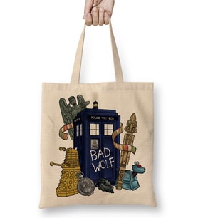 Doctor Who Tardis Bez Çanta Uzun Saplı