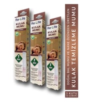 Relife Kulak Temizleme Mumu Çubuğu 3 Kutu (6 Çubuk) Ear Candle
