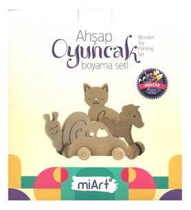 MİART AHŞAP OYUNCAK BOYAMA SETİ 19 GEMİ