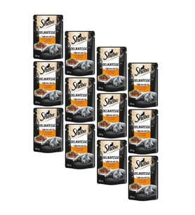 SHEBA Yetişkin Hindili Yaş Kedi Maması 85 Gr*12 ADET