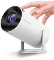 Akıllı Mini Projektör Otomatik Keystone Düzeltme 720 P HD Destek 4 K 250 ANSI 2.4G/5G WiFi BT 5.0 130 inç Ekran 180 Derece Projeksiyon Açısı Taşınabilir Ev ve Açık Video Projektör PJ200