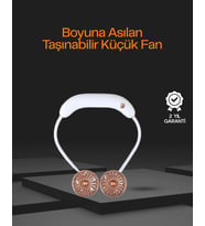 5 Kanatlı Sessiz Mini Fan 3 Vitesli Katlanabilir Asılabilir
