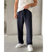Ham Keten Kumaş Baggy Pantolon