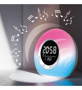 Markasepeti Orijinal Digital Saat / Alarm / Sıcaklık Göstergeli Ledli Bluetooth Müzik Kutusu (Hoparlör)