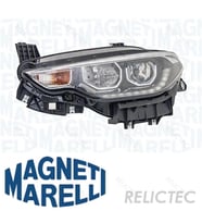 fiat pratico- 2015-2022  far lambası sol elektrikli/motorlu/sıyah (ayfar) Oem No (52109261)