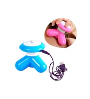 Mini USB Titreşimli El Masaj Aleti, 3 Başlıklı, Şarjlı, Rahatlatıcı Keyif
