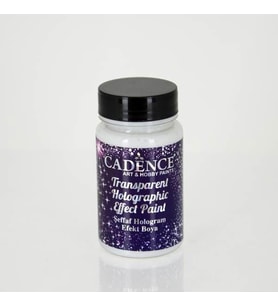 Cadence Şeffaf Hologram Efekt Boya (Transparent Holographic Effect) 90 ml. 