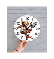 bilge Tasarım BASKILI ÇOCUK ODASI Duvar Saati 30 x 30CM (Karışık)