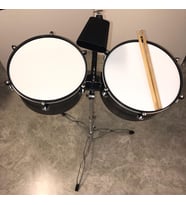 Cremonia TM100 Metal Latin Timbale Seti (13 ve 14 İnç) Stand Dahil, Gümüş Renk, Profesyonel Perküsyon Seti