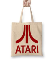 Atari Logo Oyun Game Over Atari Bez Çanta Uzun Saplı