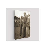 Atatürk Celal Bayar ve Kılıç Ali Muhafız Alayında Denetlemede Bulunur Tablo-6259