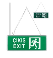 ZMR ZMR-670/Y.00 3W TEK YÖN ACİL ÇIKIŞ YÖNLENDİRME TABELASI - LAMBASI (38X30X36MM)