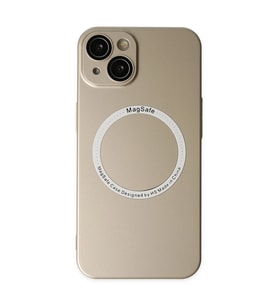Apple İphone 14 Plus Kılıf Jack Magneticsafe Lens Silikon - Gold