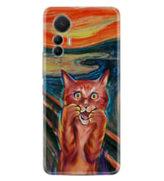 Xiaomi 12 Lite Kılıf Silikon Desen Özel Seri Tablo Cat 1788
