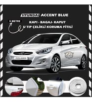 Hyunda Accent Blue Oto Araç Kapı Koruma Fitili 5metre Parlak Beyaz Renk