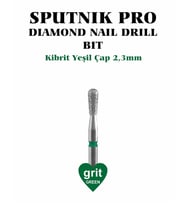 Elmas Kibrit Freze Yeşil Çap 2,3mm