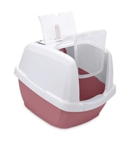 Imac Maddy Kapalı Kedi Tuvaleti Pembe/beyaz 65x47,5x47,5cm