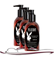 Playboy Massage Oil Kokusuz Vücut Masaj Yağı 3 Adet 120 Ml